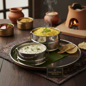 Tiffin Service Khichdi Kadhi Combo (Only in the evening)
